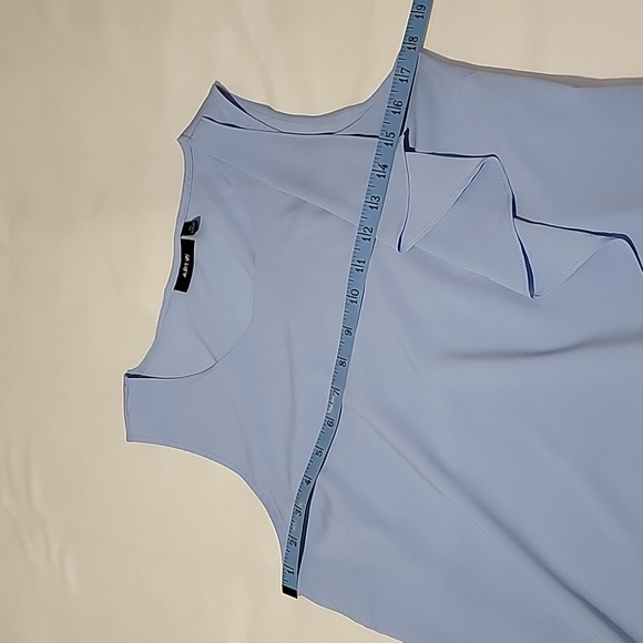 APT.9 Light Blue Sleeveless Blouse - Picture 6 of 7